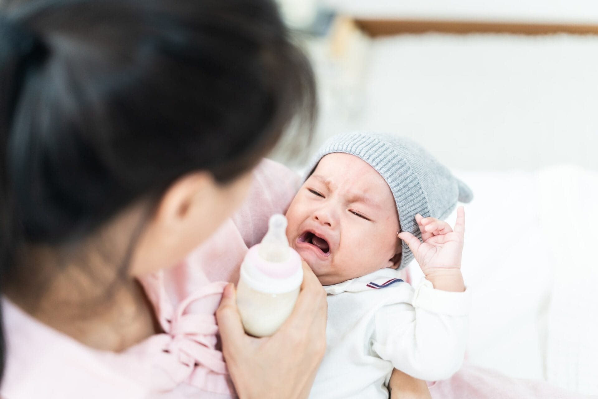 Baby refuses store bottle at daycare