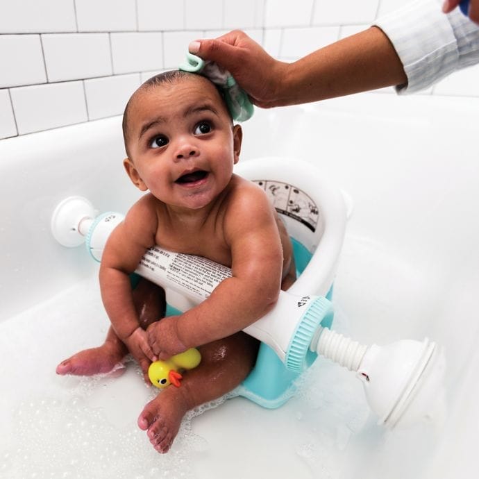 New Soft Sink Baby Bath by Frida Baby Easy to Clean Baby Bathtub + Bath  Cushion