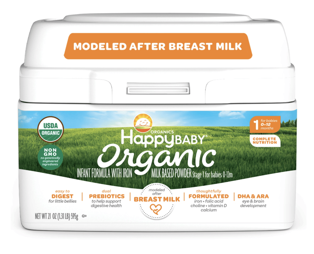 Best organic baby formula