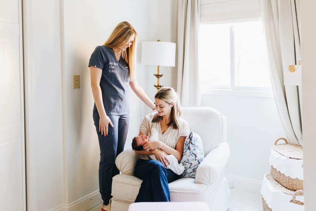 Moms on Call helping babies sleep