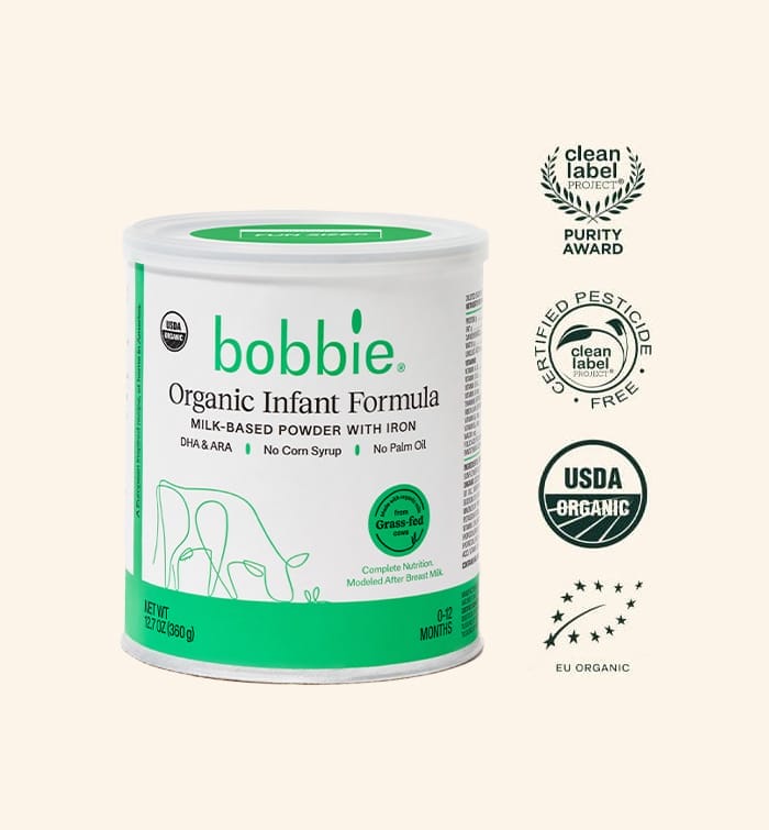 Bobbie Organic Infant Formula